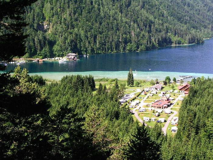 Luftansicht Campingplatz